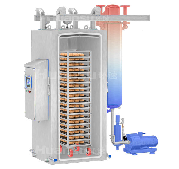环速真空冷却机-设备热量分布示意图